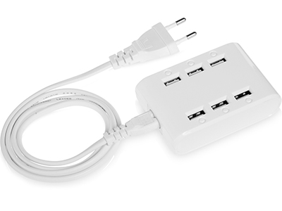 USB Hub Powertech на 6 портов