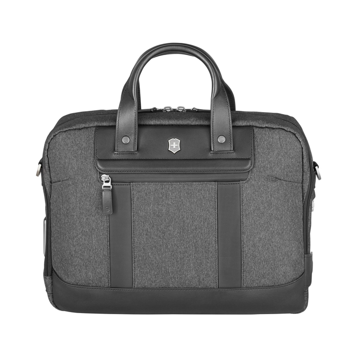 Портфель VICTORINOX Architecture Urban2 15" Briefcase 15'', серый, полиэстер/кожа, 42x13x31 см, 16 л