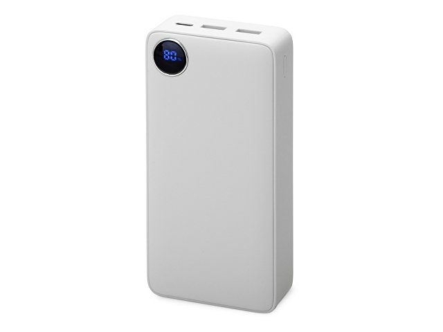 Внешний аккумулятор Mild Pro c быстрой зарядкой QC/PD, металлик soft-touch, 20 000 mAh