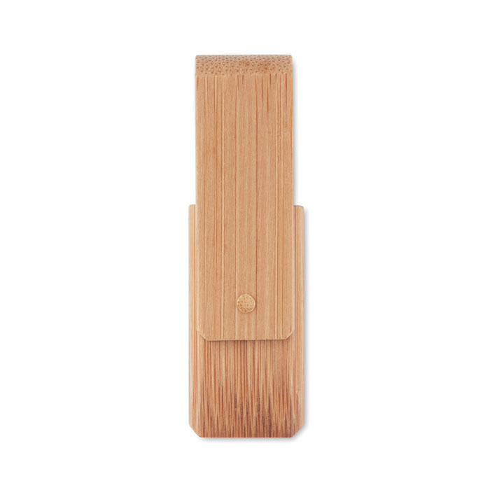 Rotating Bamboo casing USB flash drive