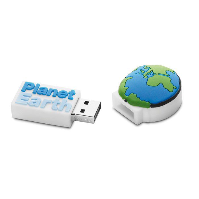 Tailor made USB in 2D design in 5 PVC colours.  Delivery time: ca. 5 weeks. Sample production takes 1 week and after approval of the photos the delive