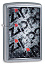 Зажигалка ZIPPO Diamond с покрытием Street Chrome™, латунь/сталь, серебристая, матовая, 38x13x57 мм