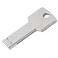 USB flash-карта KEY (8Гб), серебристая, 5,7х2,4х0,3 см, металл