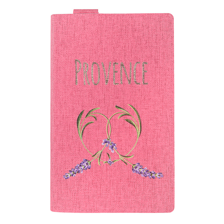 Бизнес-блокнот А5  "Provence", мягкая обложка, в клетку